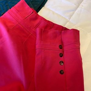 Women’s Pink high waist wide leg pants